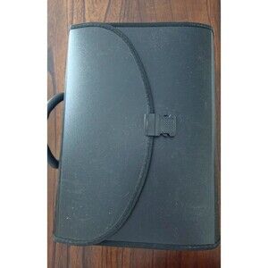 Office Depot 21-Pocket Expanding File Case Legal Size Black Handle 267117